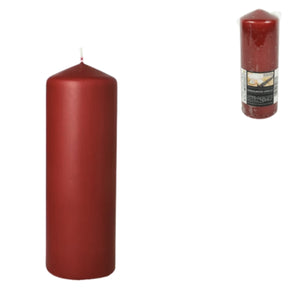 Vela perfumada sándalo vainilla 6 x 17 cm | 16 piezas