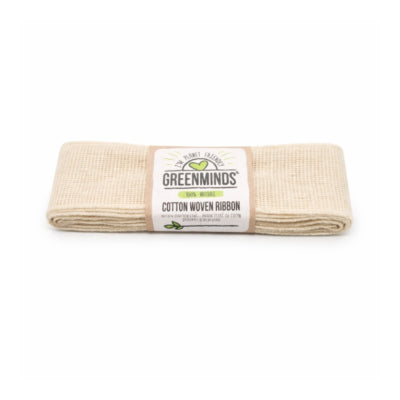 Cinta Greenminds algodón natural 2 m | 48 piezas