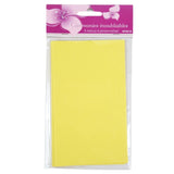 Tarjetas en blanco amarillas 17 cm 5 piezas | 24 piezas