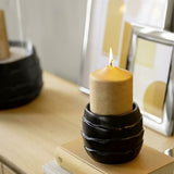 Fink 128076 candelabro capullo negro 12 cm | 18 piezas