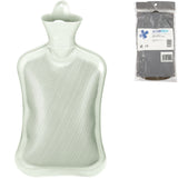Relaxdays bolsa de agua caliente verde claro 2 l | 6 piezas