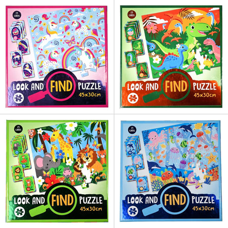 Zoek en vind puzzel 4 assorti