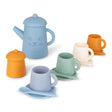 Tonos puros | juego de té multicolor