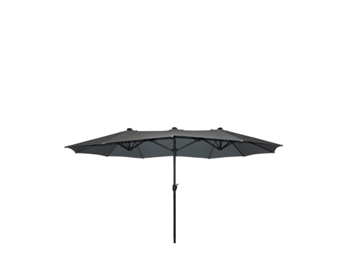 Sombrilla Sens marbella 450x270cm antracita