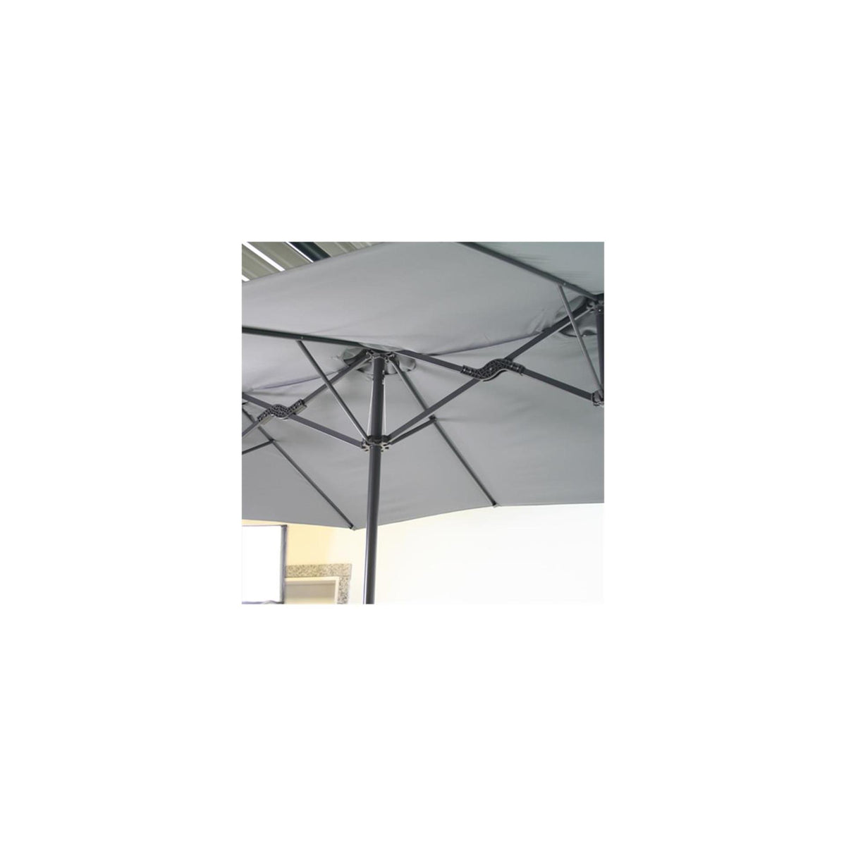 Sombrilla Sens marbella 450x270cm antracita