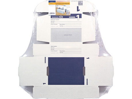 Caja de paquetes postales del ayuntamiento canguro 2 - 200x140x80mm - impreso - 5 piezas - rd-351119-5