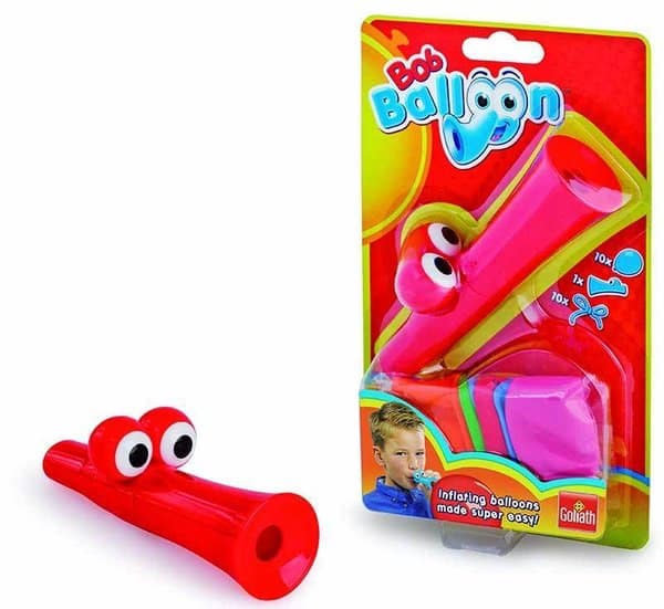 Goliath bob globo inflable set con globos rojo