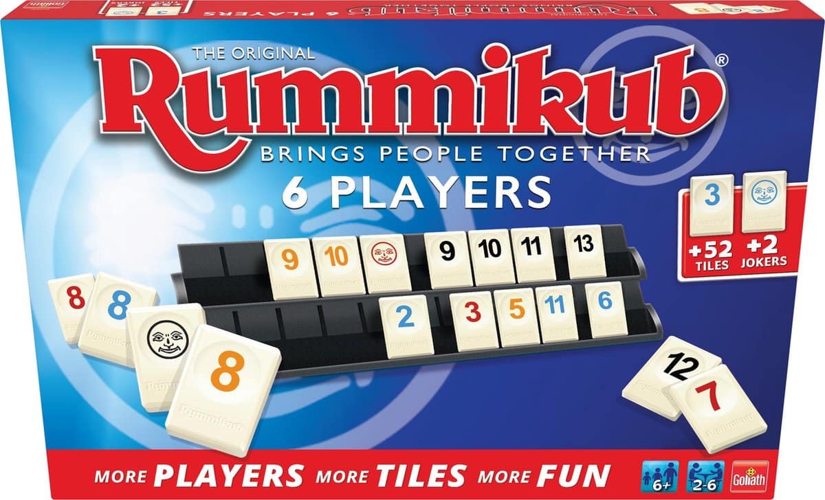 Goliat Rummikub XP para 6 jugadores