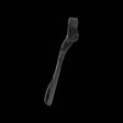 Caballete trasero Simson wave r18 regulable 18mm negro