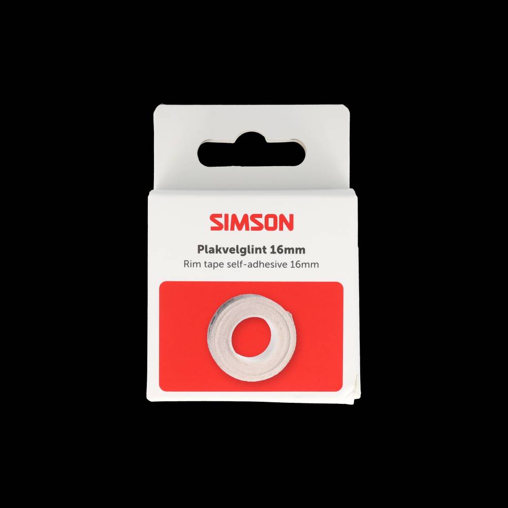 Fondo de llanta adhesivo Simson de 16 mm de ancho