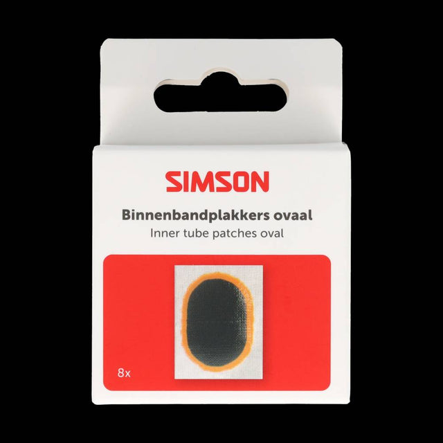 Simson parches para cámara de aire ovalados 8uds