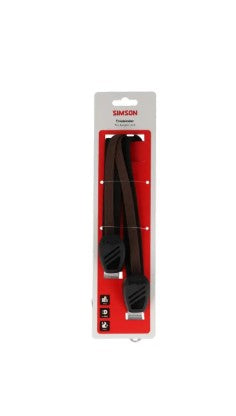 Carpeta trío Simson 71cm negro-marrón
