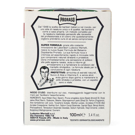 Proraso bálsamo para después del afeitado con aloe y vitamina E 100ml