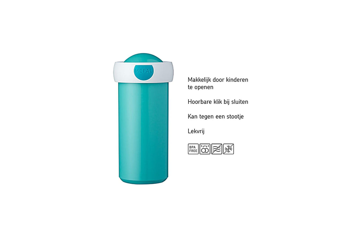 Mepal vaso escolar campus 300ml spiderman