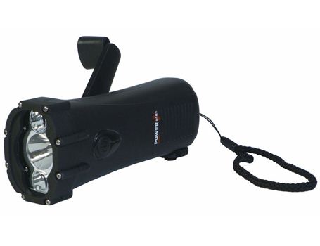 Linterna powerplus tiburón impermeable de cuerda