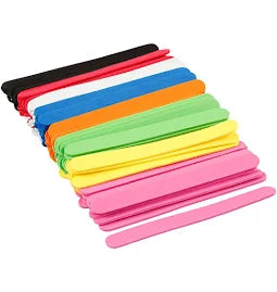 Palitos de helado de espuma Eva color, 120uds.