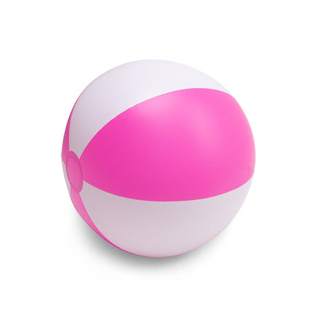 Líneas suaves | pelota de playa blanca rosa ø 51 cm
