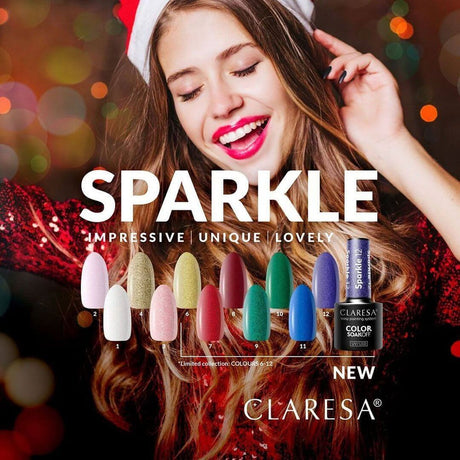 Claresa Esmalte en gel UV LED 5ml Sparkle 7