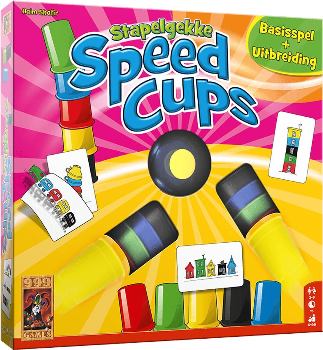 999games 999 juegos juego de acción Crazy Speed Cups, 6 jugadores