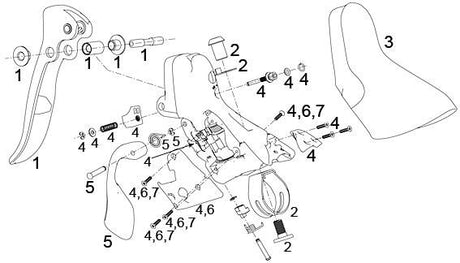 Freno de disco Sram apex freno de disco apex freno delantero derecho 1300mm
