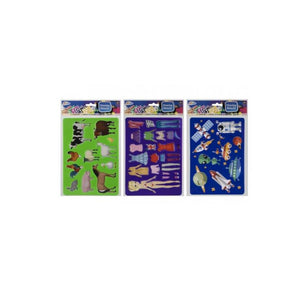 Plantillas de dibujo Grafix stencils pack de 2 piezas 32x21,5cm