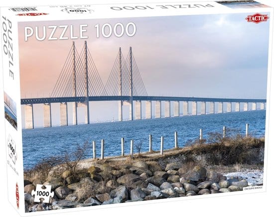 Puzzle táctico - puente de öresund - 1000 piezas
