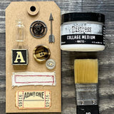 Ranger ink ranger • tim holtz angustia collage medio mate