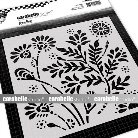 Carabelle studio • plantilla cuadrada 15,2 cm mehendi floral