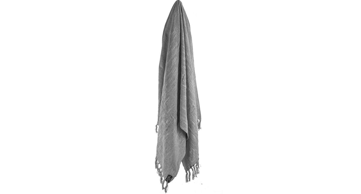 Plaid cosy 130x160cm light grey