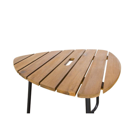 Mesa auxiliar Sens -line tommy madera de acacia h39x48x48cm