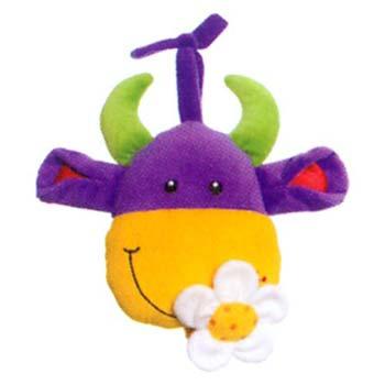Tolo de Van der Doelen, vaca musical de tela, 17 cm de largo