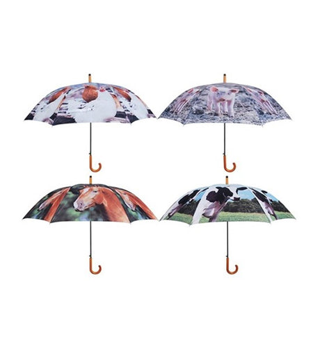 Esschert design paraguas animales de granja ã˜120cm