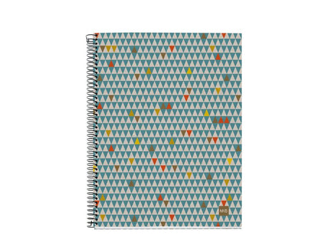Notebook de Miquelrius - Triángulos - A4 a cuadros - 120 páginas