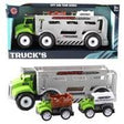 Camión de juguete Jonotoys con 2 coches.