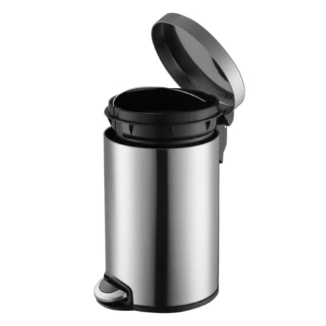 Papelera con pedal Eko serene 12l acero inoxidable mate