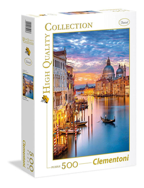 Puzzle Clementoni - atardecer en Venecia - 500 piezas