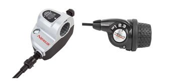 Shimano twist grip nexus 3 - - grip+clickbox (a granel)