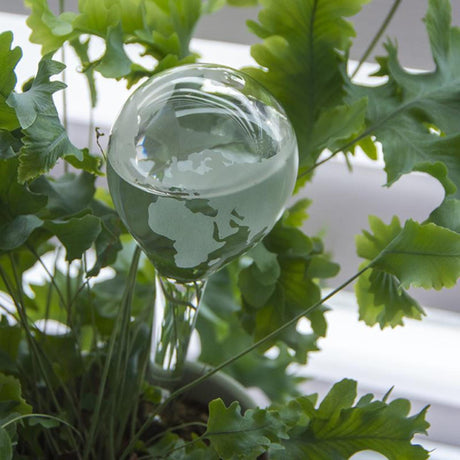 Esschert design bola de riego globo de cristal ã˜6,6xh20cm