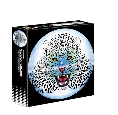 Ronda de introducción al rompecabezas - tigre blanco - 1000 piezas