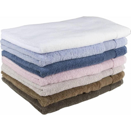 Toalla de invitados bonna bath azul 40x60cm 550 gramos pack de 6