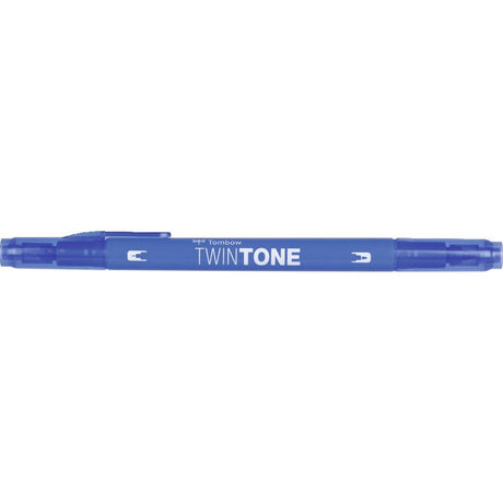 Tombow • rotulador twintone de doble punta azul