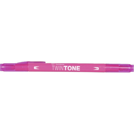 Tombow • rotulador twintone de doble punta rosa