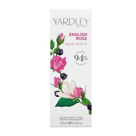 Yardley London rosa inglesa eau de toilette 125ml