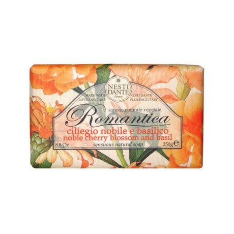 Nesti dante romantica noble jabón de albahaca y flor de cerezo 250gr.