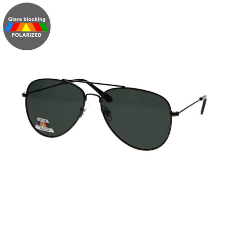 Gafas de sol polarizadas Spectrum piloto negro verde hombre