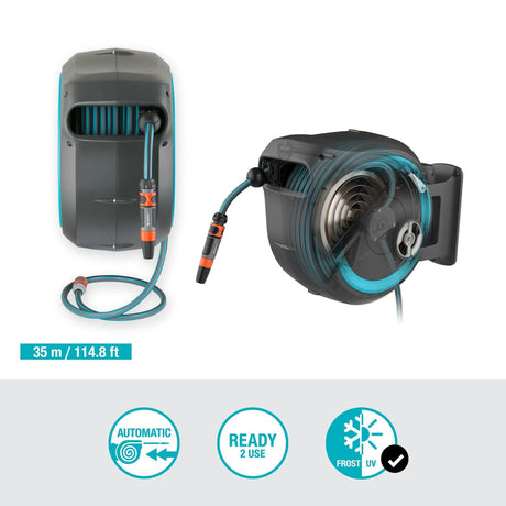Caja de mangueras de pared Gardena 35 enrollable xl