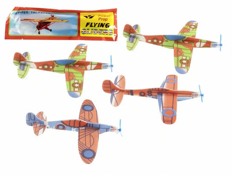 Planeador de juguete Jonotoys con hélice.