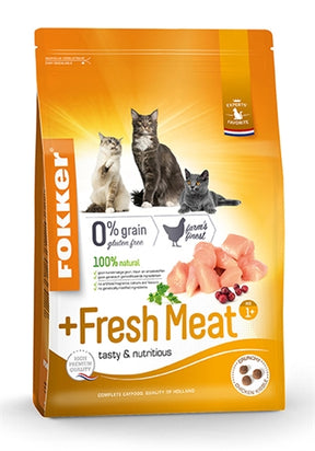 Fokker kat +carne fresca