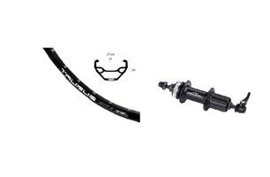 Rueda trasera 26 (559) Taurus21 Cassette 8 9s Centerlock Zwa
