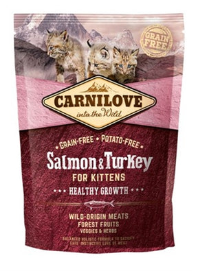 Gatitos de pavo de salmón carnilove